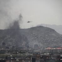 Air strikes in Afghanistan kill 45 civilians and Taliban fighters