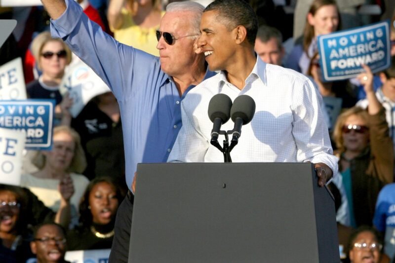 Obama Holds First In-person Campaign Event For Biden