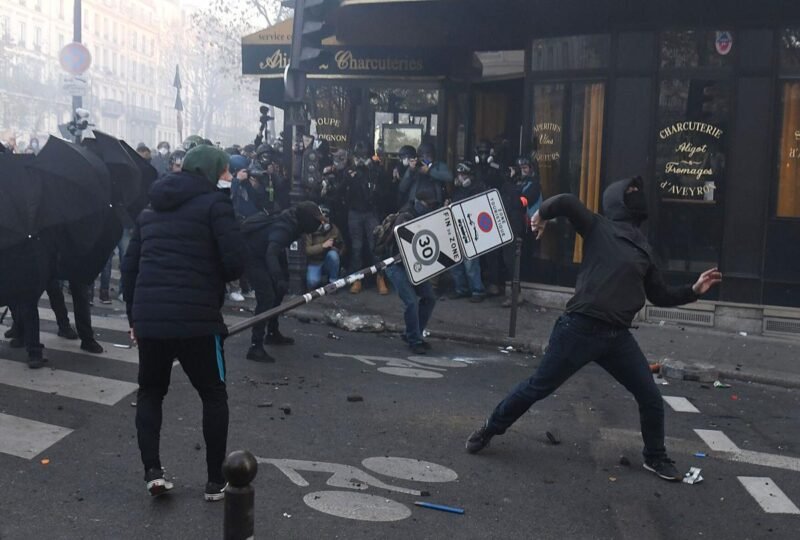 France: Tear as Fired As Protesters Rally Against Police Security Bill