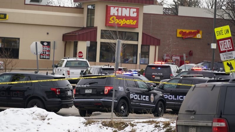 Ten people were killed in a mass shooting at a supermarket in Boulder, Colorado