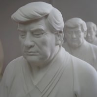 Be at peace, meditate, Trump Buddha statue designer tells former president