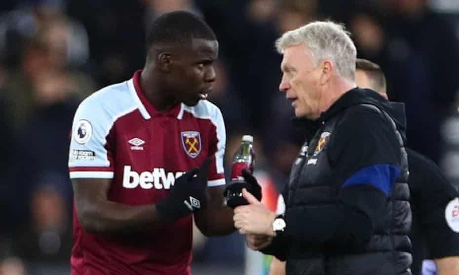 David Moyes: Kurt Zouma is available for West Ham match against Leicester City
