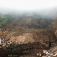 At least 16 are killed by a landslide in Ecuador Andes.