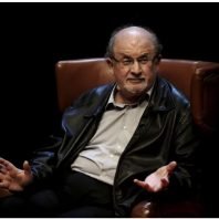 West's freedom of expression threatened, says Salman Rushdie.